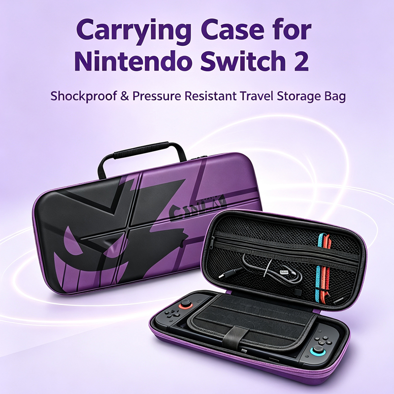 Gaming Accessories Bag - Carrying Case for Nintendo Switch 2,