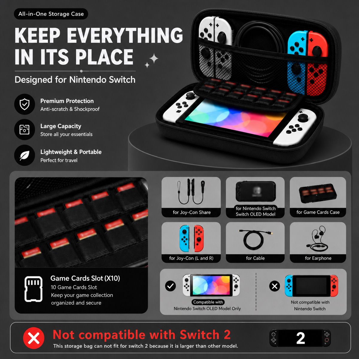 New Fashionable Storage Bags W - Gaming Accessories Bag ulasan dan harga