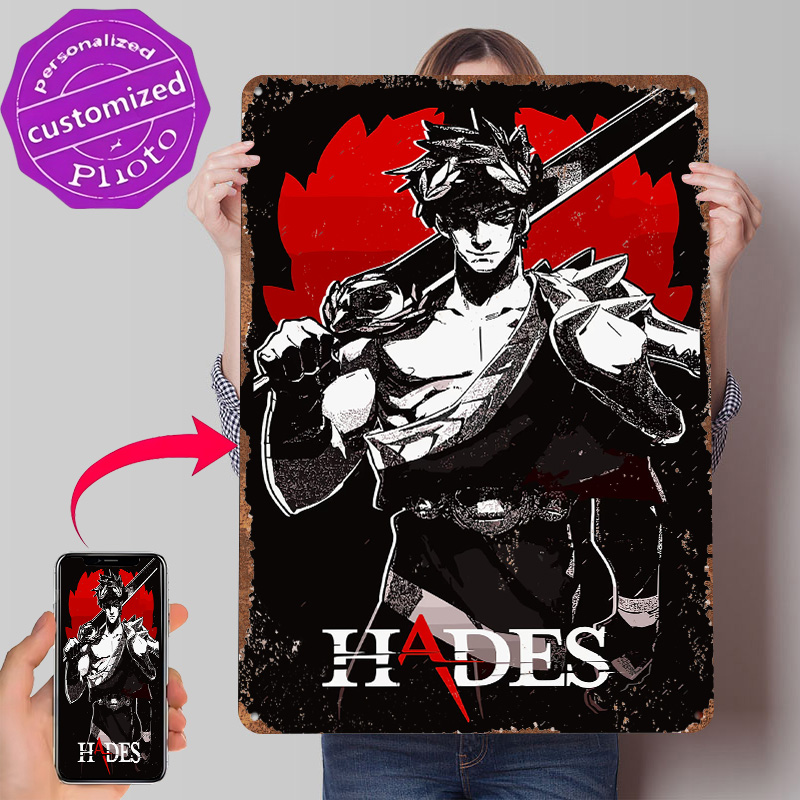 Hades Game Metal Poster Custom - Gaming Accessories Europe ulasan dan harga