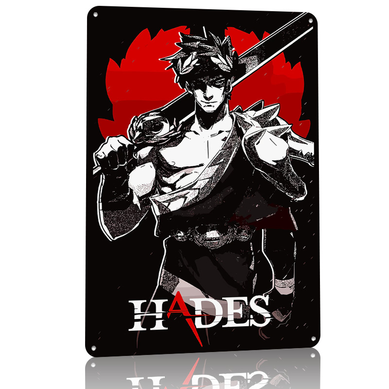 Hades Game Metal Poster Custom - Gaming Accessories Europe ulasan dan harga