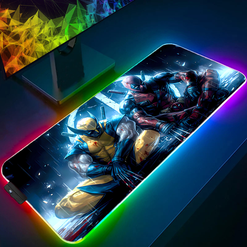 LED Mouse Pad Gaming Backlight - Gaming Accessories Desktop ulasan dan harga
