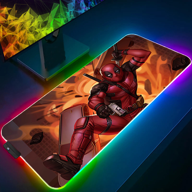 LED Mouse Pad Gaming Backlight - Gaming Accessories Desktop ulasan dan harga