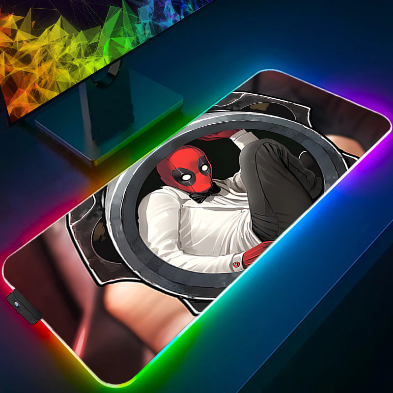 LED Mouse Pad Gaming Backlight - Gaming Accessories Desktop ulasan dan harga