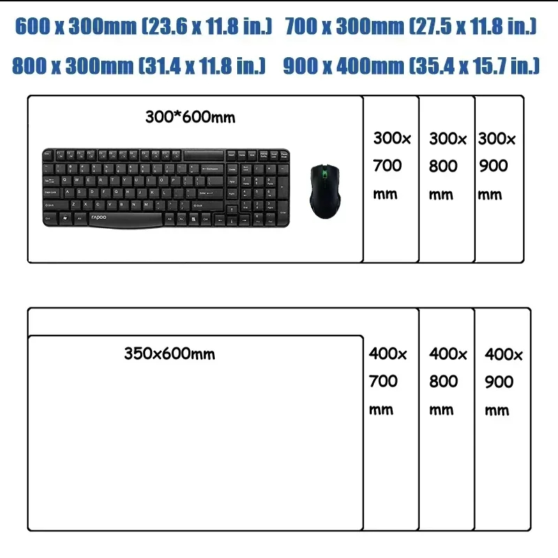 Mairuige XXL DIY Anime Mouse P - Gaming Mouse Pad Xl ulasan dan harga