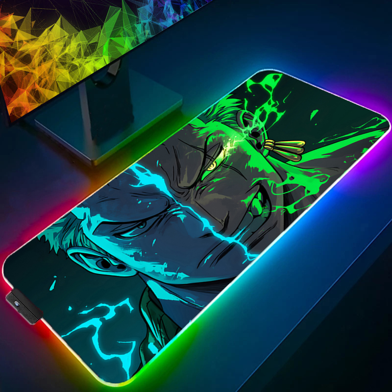 ONE PIECE Zoro Mouse Pad RGB G - Gaming Accessories Desktop ulasan dan harga