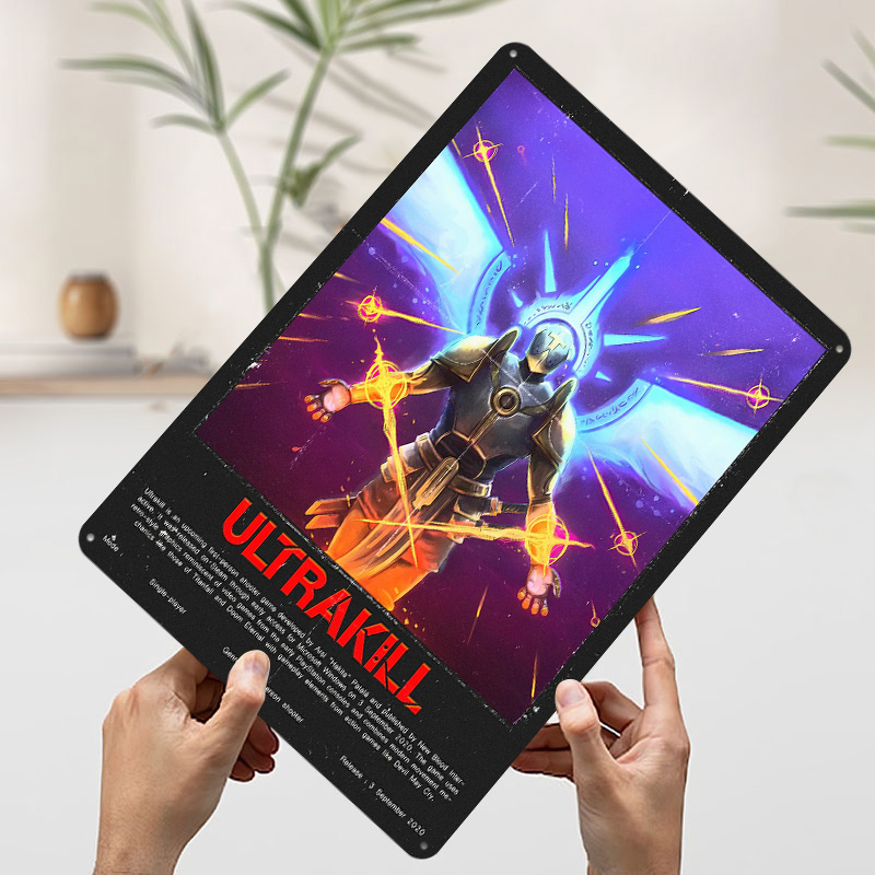 Ultrakill Game Metal Poster Cu - Gaming Accessories Europe ulasan dan harga