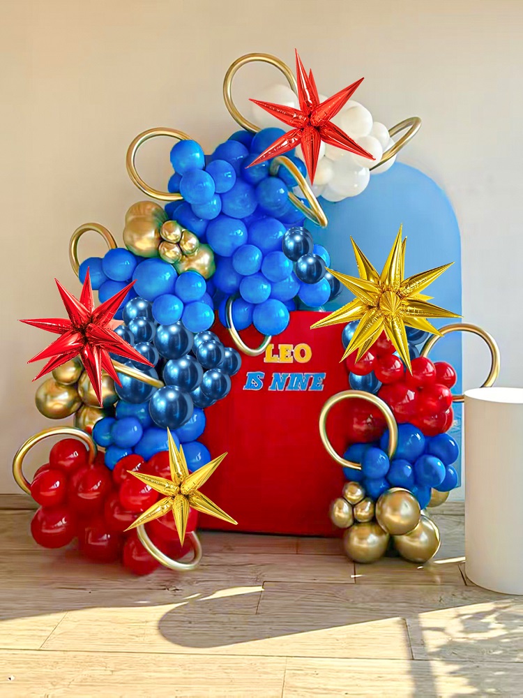 126pcs Kozee Red Blue Gold Bal - Gaming Accessories Room ulasan dan harga
