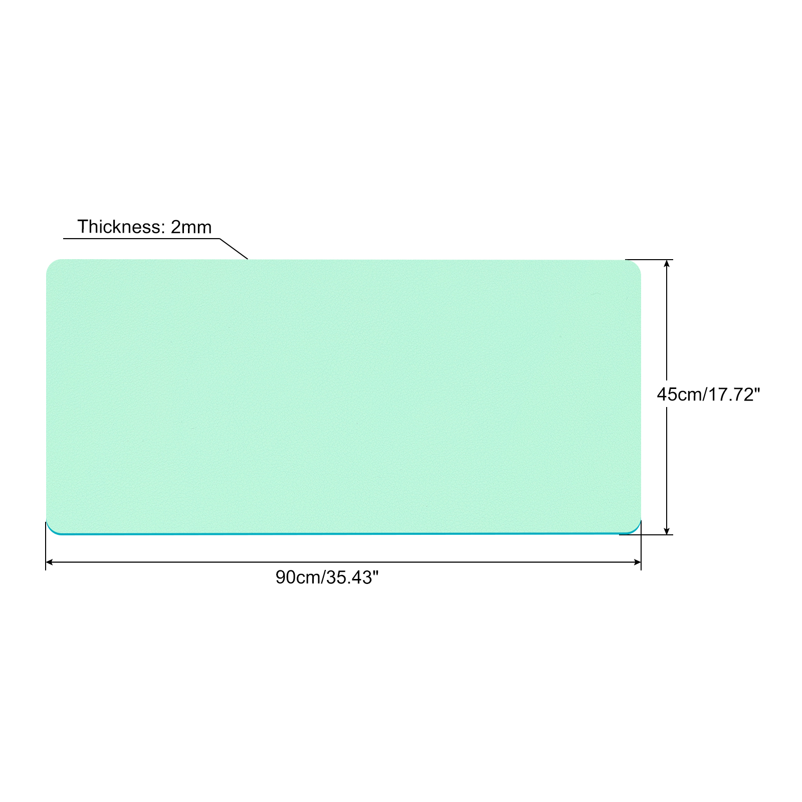 Office Desk Mat Protector PU L - Gaming Accessories Desktop ulasan dan harga