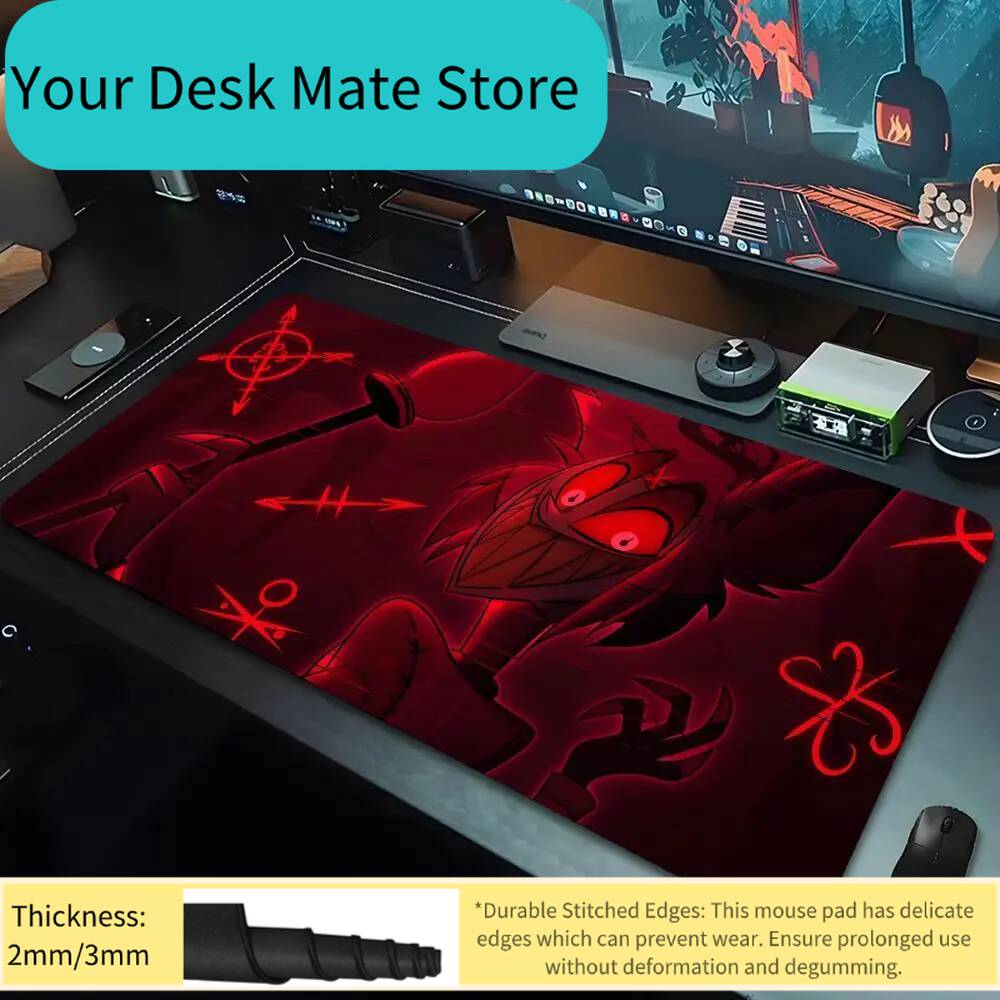 HazbinS H-Hotels AlastorS Mous - Gaming Mouse Pad Xl ulasan dan harga