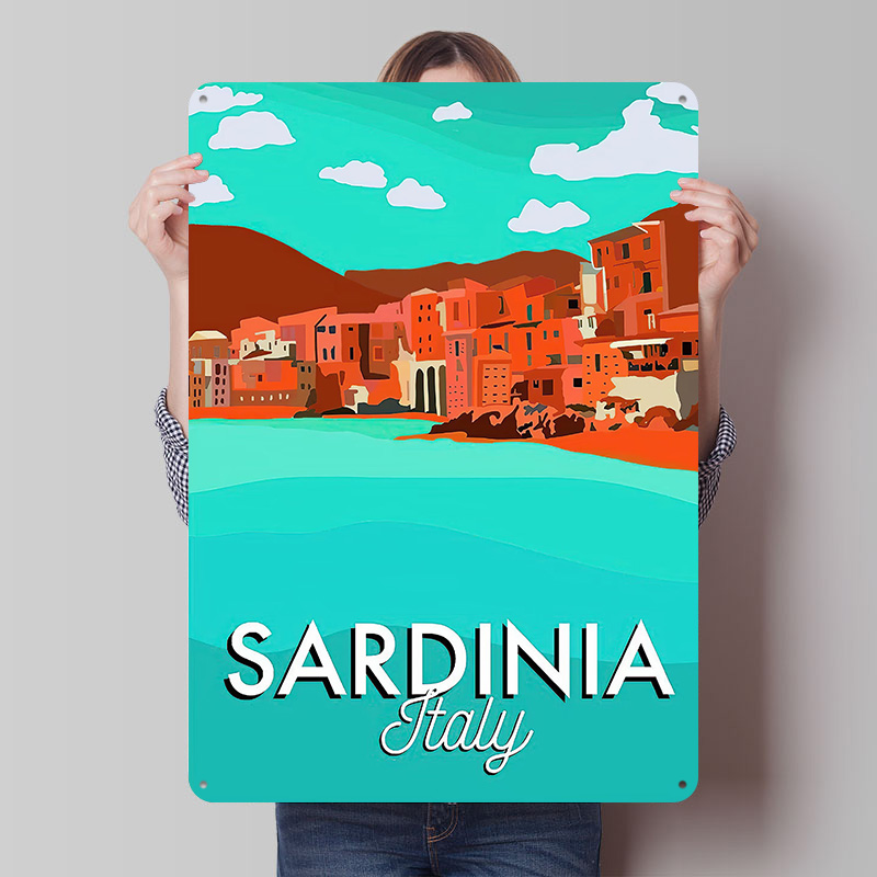 Travel Poster Customized Vinta - Gaming Accessories Europe ulasan dan harga