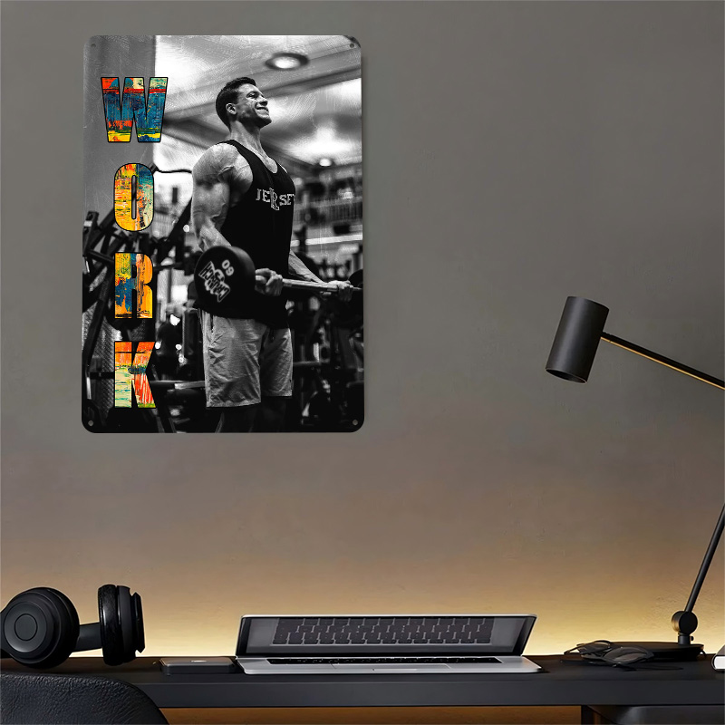 GYM Tin Poster Customized Wall - Gaming Accessories Europe ulasan dan harga
