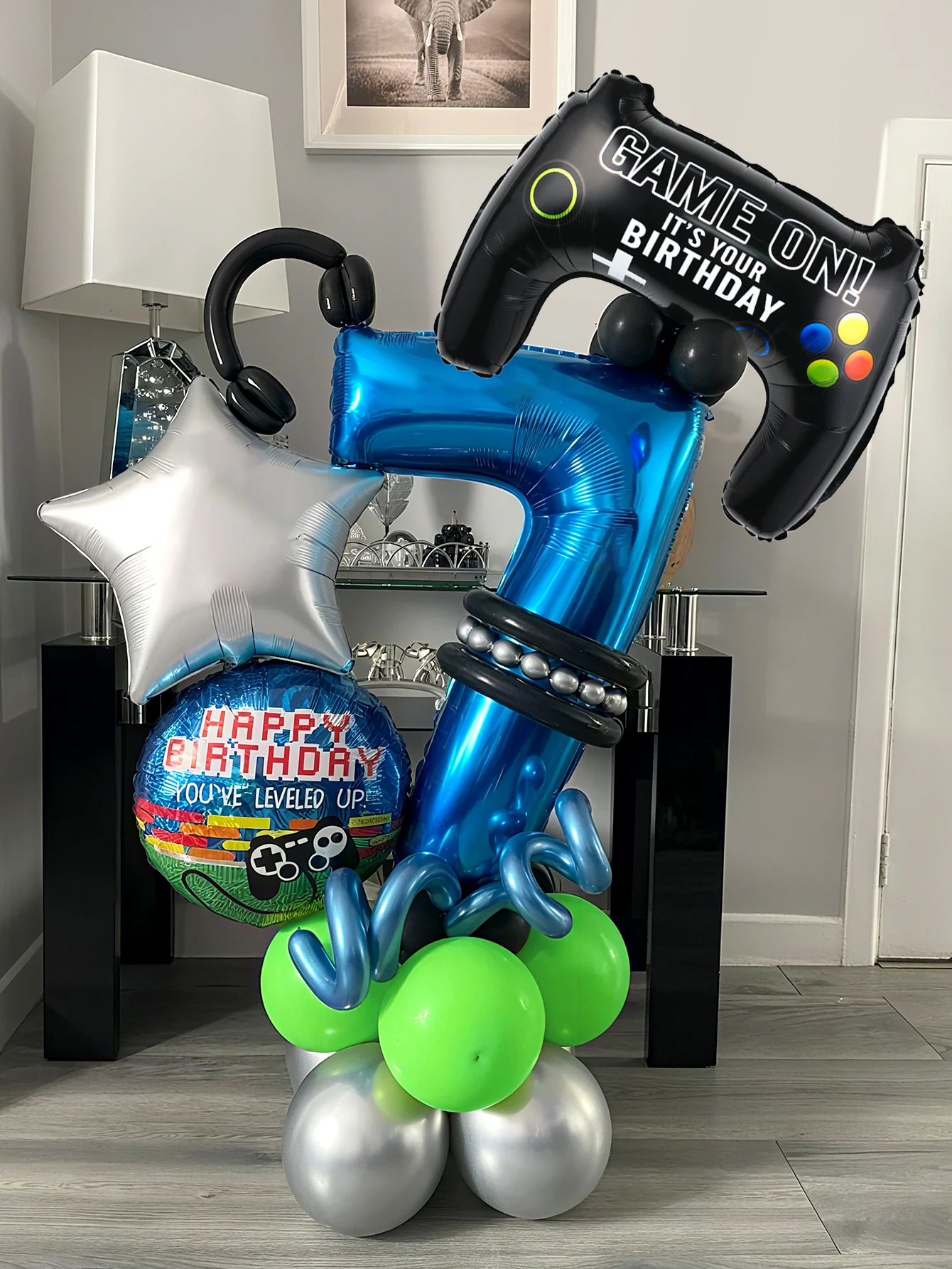 32PCS Game Theme Birthday Numb - Gaming Accessories Room ulasan dan harga